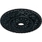 Ekena Millwork Vaduz Ceiling Medallion (Fits Canopies up to 3 1/2"), 23 1/2"OD x 3 1/2"ID x 2 1/8"P, Night Shade CM23VANSF - alternate 3